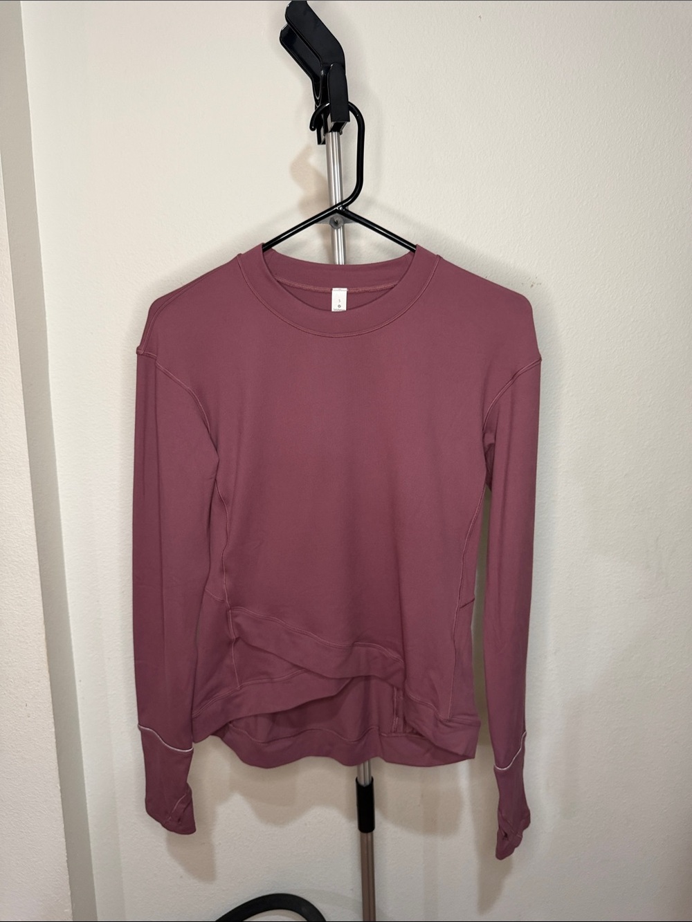 Lululemon Women's Long-Sleeve Crewneck Top - Mauve Pink